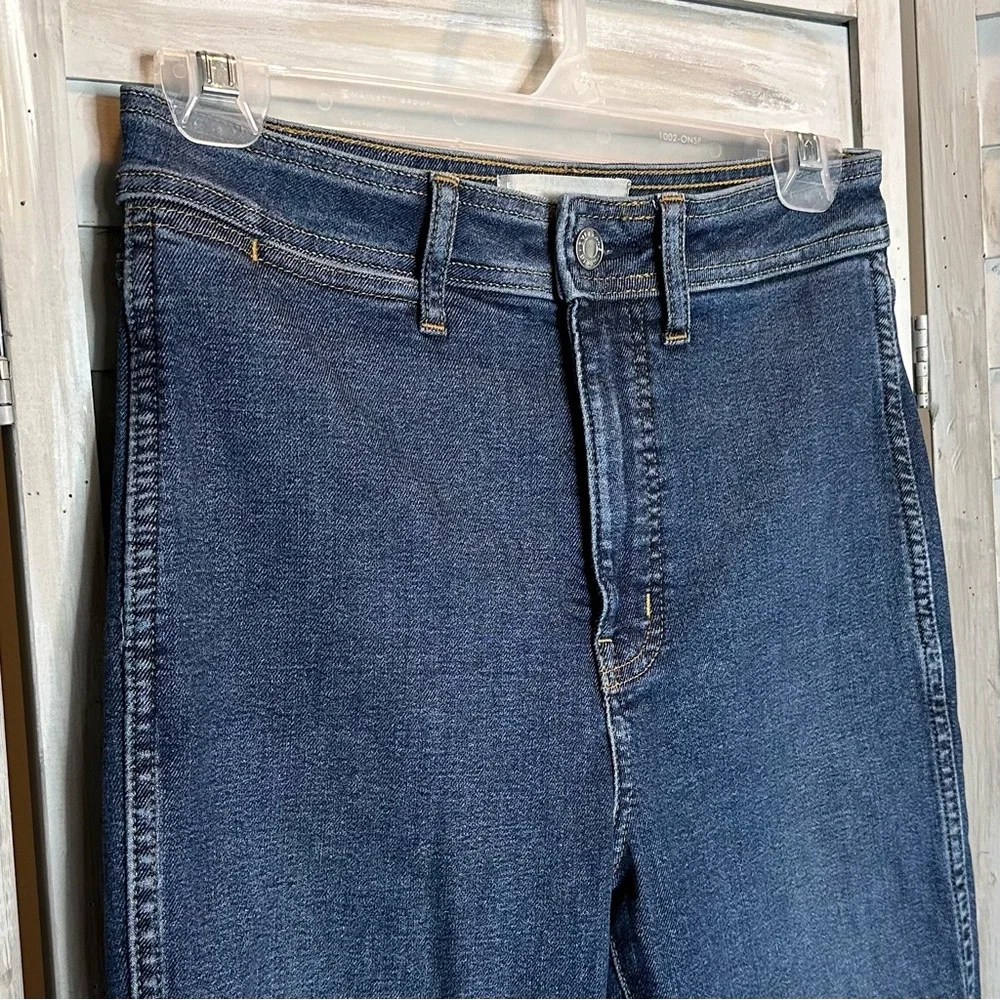 Everlane The Way-High Skinny Jean Stretch Blue Denim Jeans Size 27 High Rise